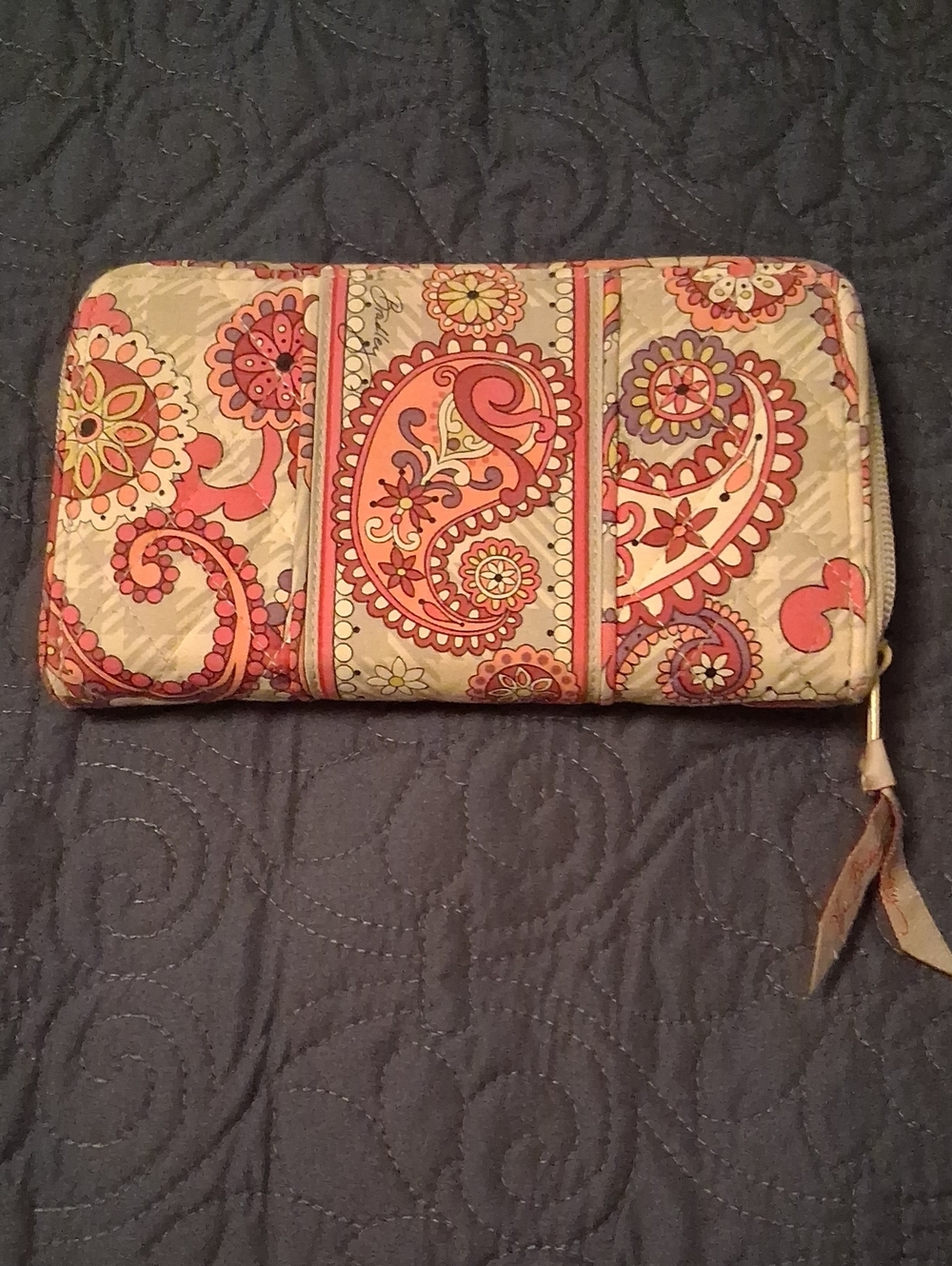 Vera Bradley Paisley Meets Plaid Wallet